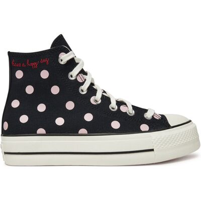 Sneakers aus Stoff Converse Chuck Taylor All Star Lift Platform Polka Dots A10688C Schwarz 37 female Sneakers aus Stoff Converse Chuck Taylor All Star Lift Platform Polka Dots A10688C Schwarz 37 female