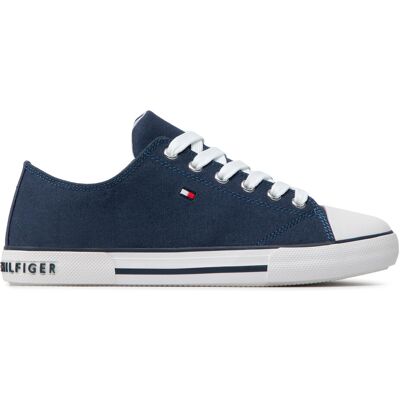 Sneakers aus Stoff Tommy Hilfiger Low Cut Lace-Up Sneaker T3X4-32207-0890 S Dunkelblau 36 male Sneakers aus Stoff Tommy Hilfiger Low Cut Lace-Up Sneaker T3X4-32207-0890 S Dunkelblau 36 male