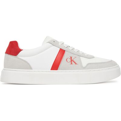 Sneakers Calvin Klein Mixed Texture Lace Up Cupsole Trainers YM0YM01395 Weiß 46 male Sneakers Calvin Klein Mixed Texture Lace Up Cupsole Trainers YM0YM01395 Weiß 46 male