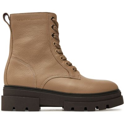 Schnürschuhe Tommy Hilfiger Bicolor Leather Lace-Up FW0FW08160 Beige 38 female Schnürschuhe Tommy Hilfiger Bicolor Leather Lace-Up FW0FW08160 Beige 38 female