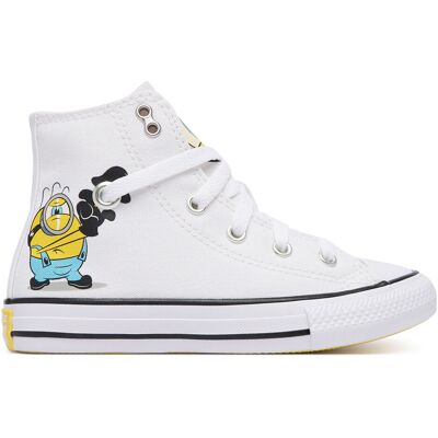 Sneakers aus Stoff Converse Converse x Minions Chuck Taylor All Star A21405C Weiß 35 unisex Sneakers aus Stoff Converse Converse x Minions Chuck Taylor All Star A21405C Weiß 35 unisex