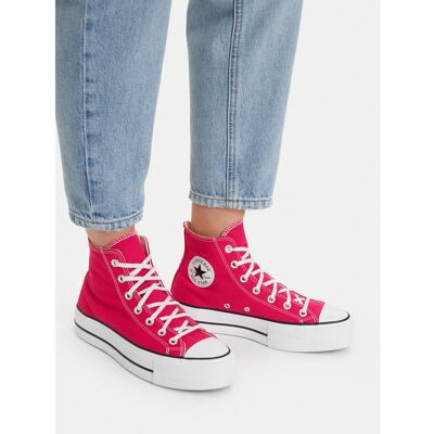 Sneakers aus Stoff Converse Chuck Taylor All Star Lift Platform Hi A08288C Rosa 38 female Sneakers aus Stoff Converse Chuck Taylor All Star Lift Platform Hi A08288C Rosa 38 female