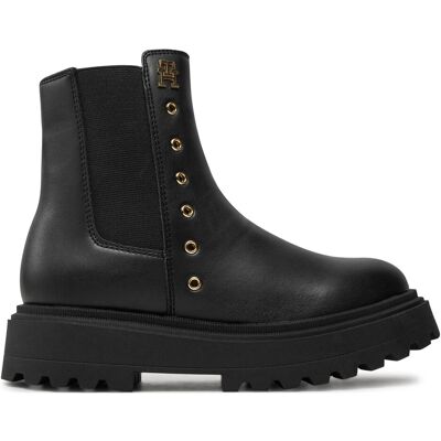 Stiefeletten Tommy Hilfiger Chelsea T3A5-33578-1351 S Schwarz 37 female Stiefeletten Tommy Hilfiger Chelsea T3A5-33578-1351 S Schwarz 37 female