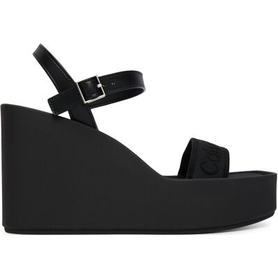 Sandalen Calvin Klein Wedge 70 Sndl Webbing Lth HW0HW02882 Schwarz 37 female Sandalen Calvin Klein Wedge 70 Sndl Webbing Lth HW0HW02882 Schwarz 37 female