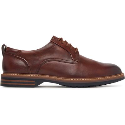 Halbschuhe Clarks Aldwin2 Derby 26320300 Braun 41_5 male Halbschuhe Clarks Aldwin2 Derby 26320300 Braun 41_5 male