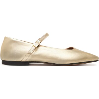 Ballerinas Tommy Hilfiger Hilfiger Gold Ballerinas FW0FW09320 Goldfarben 38 female Ballerinas Tommy Hilfiger Hilfiger Gold Ballerinas FW0FW09320 Goldfarben 38 female