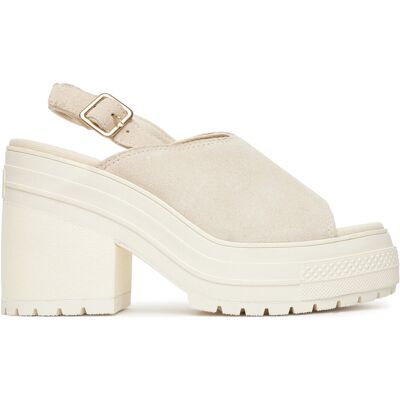 Sandalen Converse Chuck 70 De Luxe Heel Mule A15070C Écru 38 female Sandalen Converse Chuck 70 De Luxe Heel Mule A15070C Écru 38 female