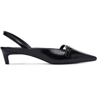 Pumps Tommy Hilfiger Th Buckle Kitten Slingback Pump FW0FW09384 Schwarz 40 female Pumps Tommy Hilfiger Th Buckle Kitten Slingback Pump FW0FW09384 Schwarz 40 female