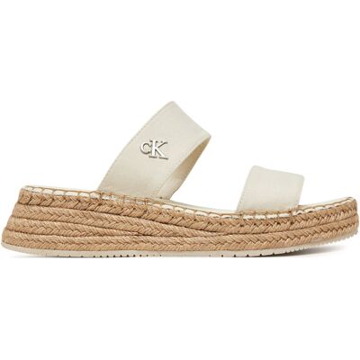 Espadrilles Calvin Klein Jeans Sporty Rope Mg Lth Webbing YW0YW01704 Beige 41 female Espadrilles Calvin Klein Jeans Sporty Rope Mg Lth Webbing YW0YW01704 Beige 41 female
