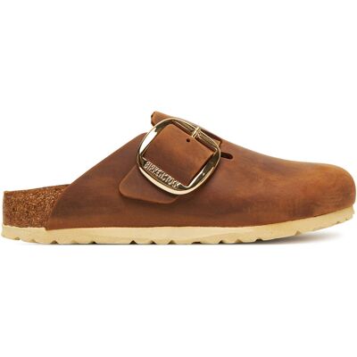 Pantoletten Birkenstock Boston Big Buckle Hex 1030446 Braun 37 female Pantoletten Birkenstock Boston Big Buckle Hex 1030446 Braun 37 female