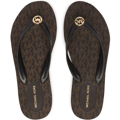 Zehentrenner MICHAEL Michael Kors Posie Flip Flop 40S6PSFA2Q Braun 35 female Zehentrenner MICHAEL Michael Kors Posie Flip Flop 40S6PSFA2Q Braun 35 female