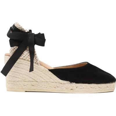 Espadrilles Manebi Soft Suede Low Wedge Espadrilles K 1.0 WL Schwarz 40 female Espadrilles Manebi Soft Suede Low Wedge Espadrilles K 1.0 WL Schwarz 40 female