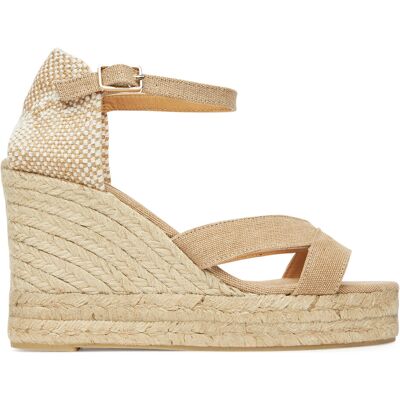 Espadrilles Castañer Bruna/8ED/002 025536 Beige 38 female Espadrilles Castañer Bruna/8ED/002 025536 Beige 38 female