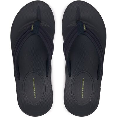Zehentrenner Tommy Hilfiger Molded Hilfiger Lth Beach Sandal FM0FM05802 Dunkelblau 41 male Zehentrenner Tommy Hilfiger Molded Hilfiger Lth Beach Sandal FM0FM05802 Dunkelblau 41 male