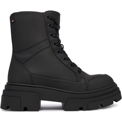 Schnürschuhe Tommy Hilfiger Tommytech Water Repellent Laceup FW0FW09161 Schwarz 39 female Schnürschuhe Tommy Hilfiger Tommytech Water Repellent Laceup FW0FW09161 Schwarz 39 female