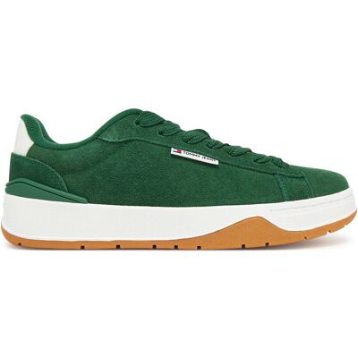 Tommy Hilfiger - Leather Chunky Trainers - Grün - Schuhe Tommy Hilfiger - Leather Chunky Trainers - Grün - Schuhe