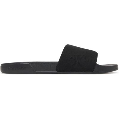 Pantoletten Calvin Klein Ess Slide Hf Side Logo Cv HM0HM02227 Schwarz 44 male Pantoletten Calvin Klein Ess Slide Hf Side Logo Cv HM0HM02227 Schwarz 44 male