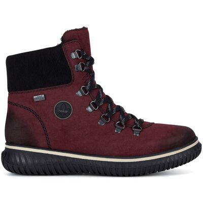 Schnürschuhe Rieker 74247-35 Dunkelrot 42 female Schnürschuhe Rieker 74247-35 Dunkelrot 42 female