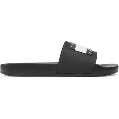 Pantoletten Tommy Jeans Pool Slide Ess EM0EM01191 Schwarz 41 male Pantoletten Tommy Jeans Pool Slide Ess EM0EM01191 Schwarz 41 male