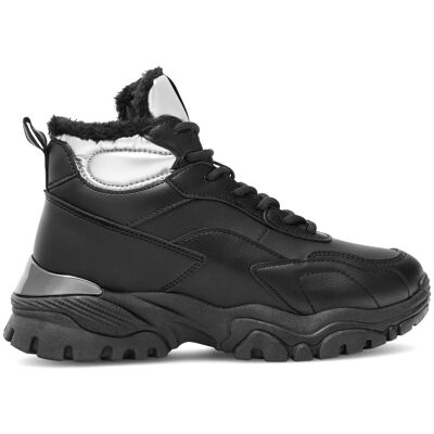 Schnürschuhe DeeZee TS5227K-12 Schwarz 33 female Schnürschuhe DeeZee TS5227K-12 Schwarz 33 female