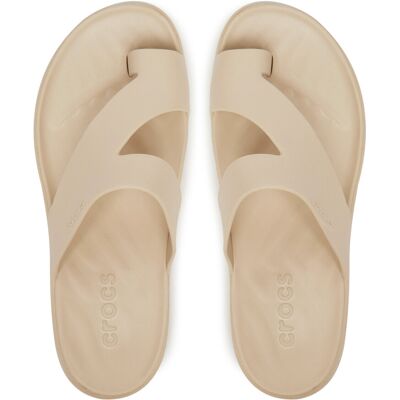 Zehentrenner Crocs Getaway Platform Toe Loop 210834 Beige 38_39 female Zehentrenner Crocs Getaway Platform Toe Loop 210834 Beige 38_39 female
