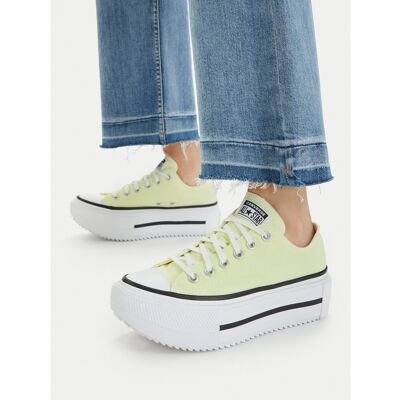 Sneakers aus Stoff Converse Chuck Taylor All Star Lift Double Stack Platform A16283C Gelb 40 female Sneakers aus Stoff Converse Chuck Taylor All Star Lift Double Stack Platform A16283C Gelb 40 female