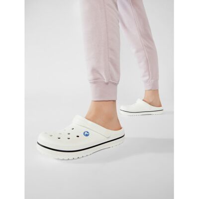 Pantoletten Crocs Crocband 11016 Weiß 46_47 unisex Pantoletten Crocs Crocband 11016 Weiß 46_47 unisex