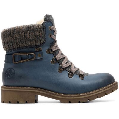 Schnürschuhe Rieker Y9131-15 Blau 37 female Schnürschuhe Rieker Y9131-15 Blau 37 female