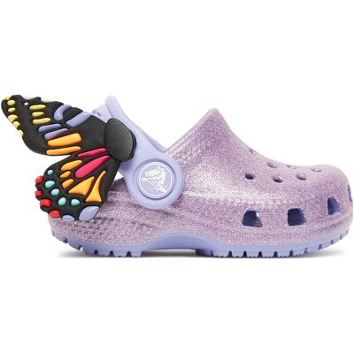 Pantoletten Crocs Toddler Classic IAM Butterfly Clog 210018 Violett 19_20 female Pantoletten Crocs Toddler Classic IAM Butterfly Clog 210018 Violett 19_20 female