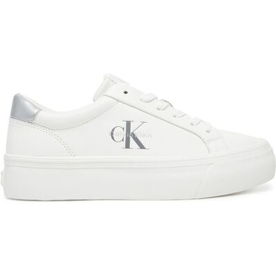 Sneakers Calvin Klein Jeans Vulc Flatf Lth Silver Logo Tag YW0YW01877 Weiß 36 female Sneakers Calvin Klein Jeans Vulc Flatf Lth Silver Logo Tag YW0YW01877 Weiß 36 female