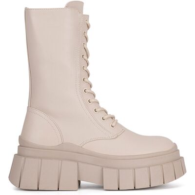 Schnürstiefeletten DeeZee HY305-21 Beige 38 female Schnürstiefeletten DeeZee HY305-21 Beige 38 female