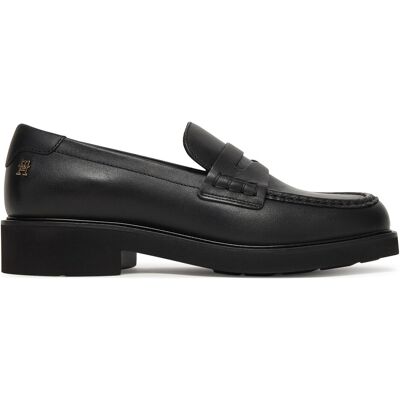 Slipper Tommy Hilfiger Elettra Penny Leather FW0FW09360 Schwarz 36 female Slipper Tommy Hilfiger Elettra Penny Leather FW0FW09360 Schwarz 36 female