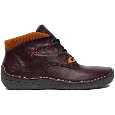 Schnürschuhe Rieker CEO-52544-30 Dunkelrot 38 female Schnürschuhe Rieker CEO-52544-30 Dunkelrot 38 female