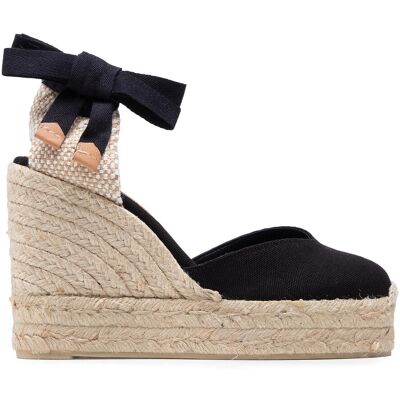 Espadrilles Castañer Chiara/8ED/001 020992-100 Schwarz 38 female Espadrilles Castañer Chiara/8ED/001 020992-100 Schwarz 38 female