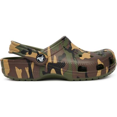 Pantoletten Crocs Classic Camouflage Clog 211879 Grün 34_35 male Pantoletten Crocs Classic Camouflage Clog 211879 Grün 34_35 male