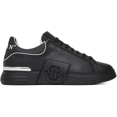 Philipp Plein - Hexagon - Nappa Leder - Schwarz - Sneaker Philipp Plein - Hexagon - Nappa Leder - Schwarz - Sneaker