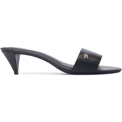 Pantoletten Tommy Hilfiger Th Mid Mule FW0FW09508 Schwarz 39 female Pantoletten Tommy Hilfiger Th Mid Mule FW0FW09508 Schwarz 39 female