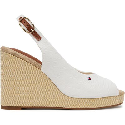 Espadrilles Tommy Hilfiger Flag High Wedge Espad Slingback FW0FW08597 Weiß 39 female Espadrilles Tommy Hilfiger Flag High Wedge Espad Slingback FW0FW08597 Weiß 39 female