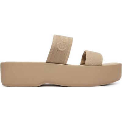 Pantoletten Calvin Klein Flatform Sndl Webbing HW0HW02878 Beige 41 female Pantoletten Calvin Klein Flatform Sndl Webbing HW0HW02878 Beige 41 female