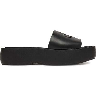 Pantoletten Calvin Klein Flatf Sndl Lth Mg HW0HW03026 Schwarz 40 female Pantoletten Calvin Klein Flatf Sndl Lth Mg HW0HW03026 Schwarz 40 female