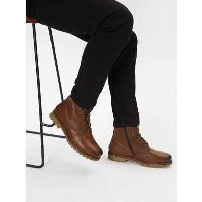 Schnürstiefeletten Bugatti BUGATTI-321AOQ521200 6000 BROWN Braun 45 male Schnürstiefeletten Bugatti BUGATTI-321AOQ521200 6000 BROWN Braun 45 male