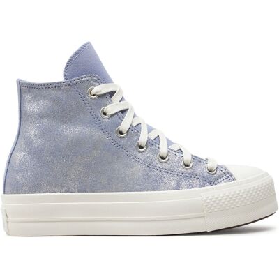 Sneakers aus Stoff Converse Chuck Taylor All Star Lift Platform Suede Shimmer Hi A11549C Violett 39_5 female Sneakers aus Stoff Converse Chuck Taylor All Star Lift Platform Suede Shimmer Hi A11549C Violett 39_5 female
