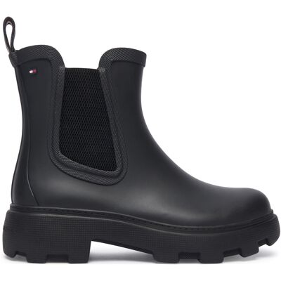 Gummistiefel Tommy Hilfiger Flag Cleated FW0FW09387 Schwarz 41 female Gummistiefel Tommy Hilfiger Flag Cleated FW0FW09387 Schwarz 41 female