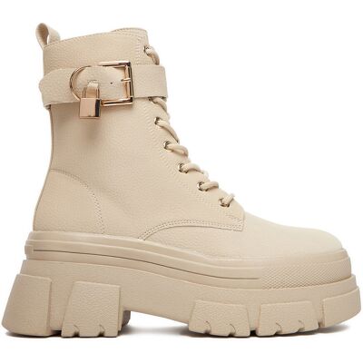 Schnürschuhe DeeZee 60165-6 Beige 36 female Schnürschuhe DeeZee 60165-6 Beige 36 female