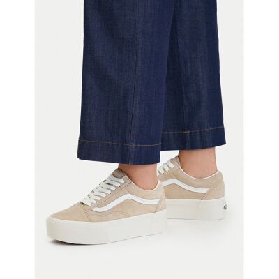Sneakers aus Stoff Vans Old Skool Platform VN0009PZ4MG1 Beige 35 female Sneakers aus Stoff Vans Old Skool Platform VN0009PZ4MG1 Beige 35 female