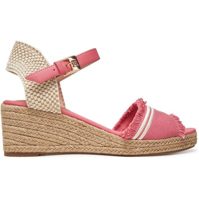 Espadrilles Tommy Hilfiger Fringe Canvas Medium Wedge FW0FW08879 Rosa 37 female Espadrilles Tommy Hilfiger Fringe Canvas Medium Wedge FW0FW08879 Rosa 37 female