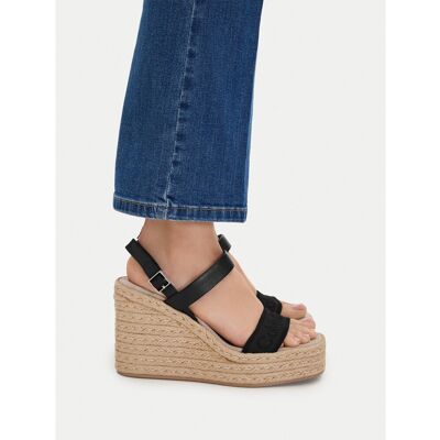 Espadrilles Calvin Klein Wedge Espad 70 Webbing Lth HW0HW02901 Schwarz 37 female Espadrilles Calvin Klein Wedge Espad 70 Webbing Lth HW0HW02901 Schwarz 37 female