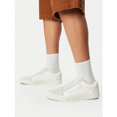 Sneakers aus Stoff Vans Old Skool VN000D5NWHT1 Weiß 41 male Sneakers aus Stoff Vans Old Skool VN000D5NWHT1 Weiß 41 male