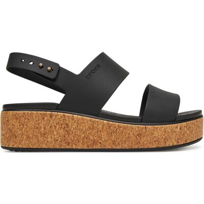 Sandalen Crocs Brooklyn Cork Low Wedge 211144 Schwarz 41_42 female Sandalen Crocs Brooklyn Cork Low Wedge 211144 Schwarz 41_42 female