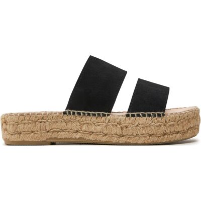 Espadrilles Manebi Hamptons Double Sole 2 Bands Sandals K 1.0 JB Schwarz 38 female Espadrilles Manebi Hamptons Double Sole 2 Bands Sandals K 1.0 JB Schwarz 38 female